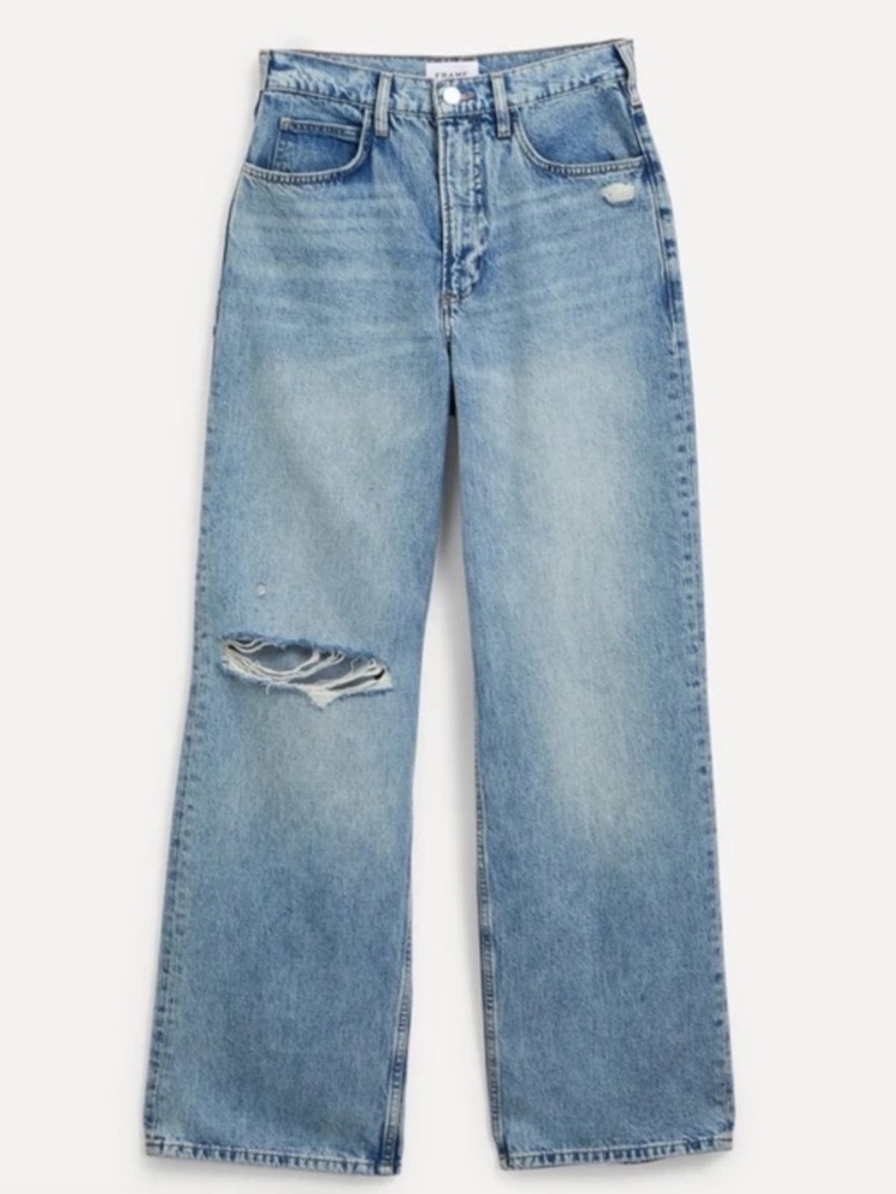 Frame Denim Le High N Tight Wide
Leg Bilson Rips Wash
Distressed Jeans Size 25 - Picture 1 of 3